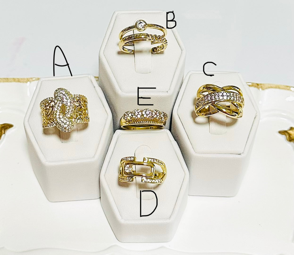 Anillos size 7 ,8,9 mix