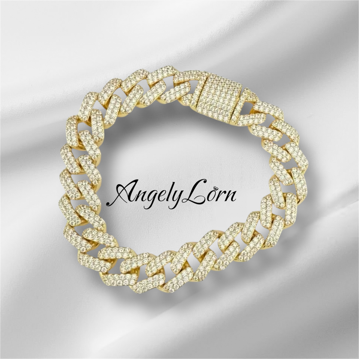 Bracelet Cuban Zircon For women Elegant