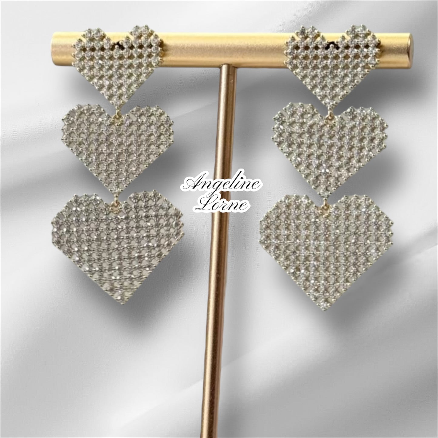 Earrings Hearts For women Elegant Design