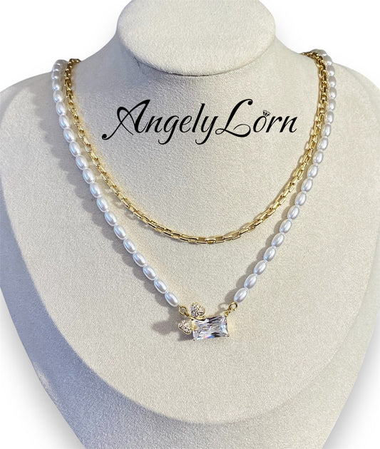 Necklace Perla 18Inch For Women Elegant Design