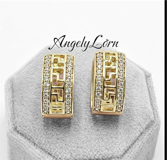 Earrings Hoops 16mm medium 14k Laminated 14k High Quality For Everyday Use