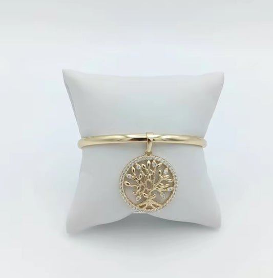 Bracelet tree familia  ajustable   7 a 8 bangle Elegant Design