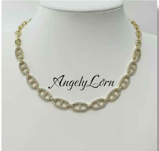 Necklace 18Inch Pepper Clip zircon For Women Elegant Design