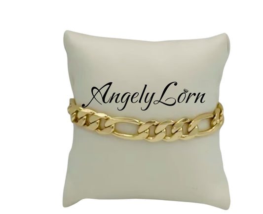 Bracelet Figaro 10 mm 8Inch For Women Elegant Design