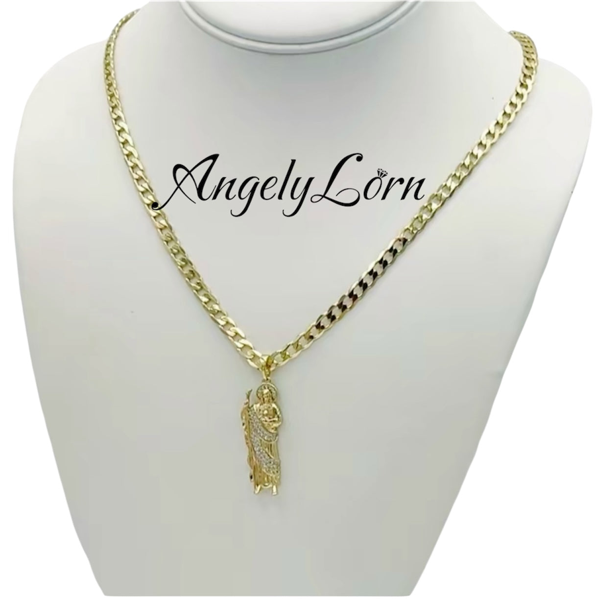 14K Gold plated High Quality-Necklace 4mm For Women 20inch
