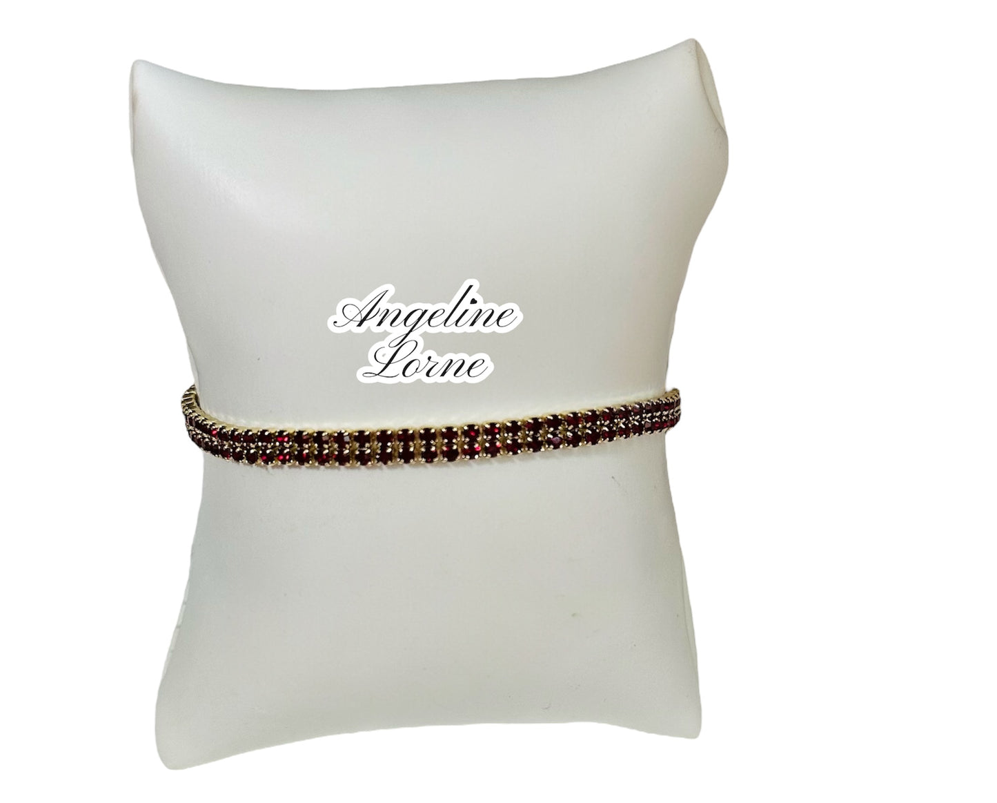 Bracelet tennis 5mm ajustable 7y8inch Laminado Oro 14k Uso diario