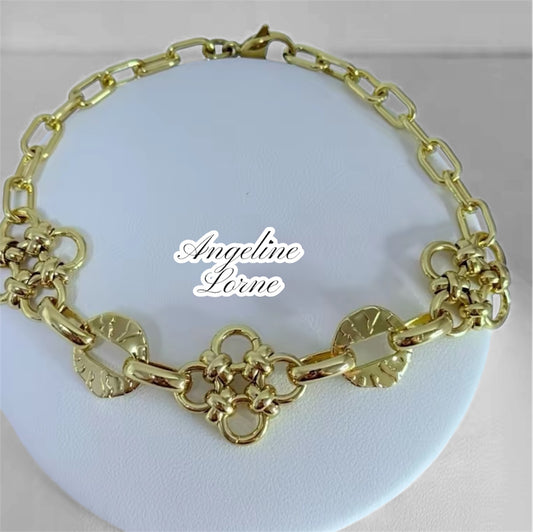 Pulseras diferentes Estilos Laminado 14k baño Oro Real Uso Diario