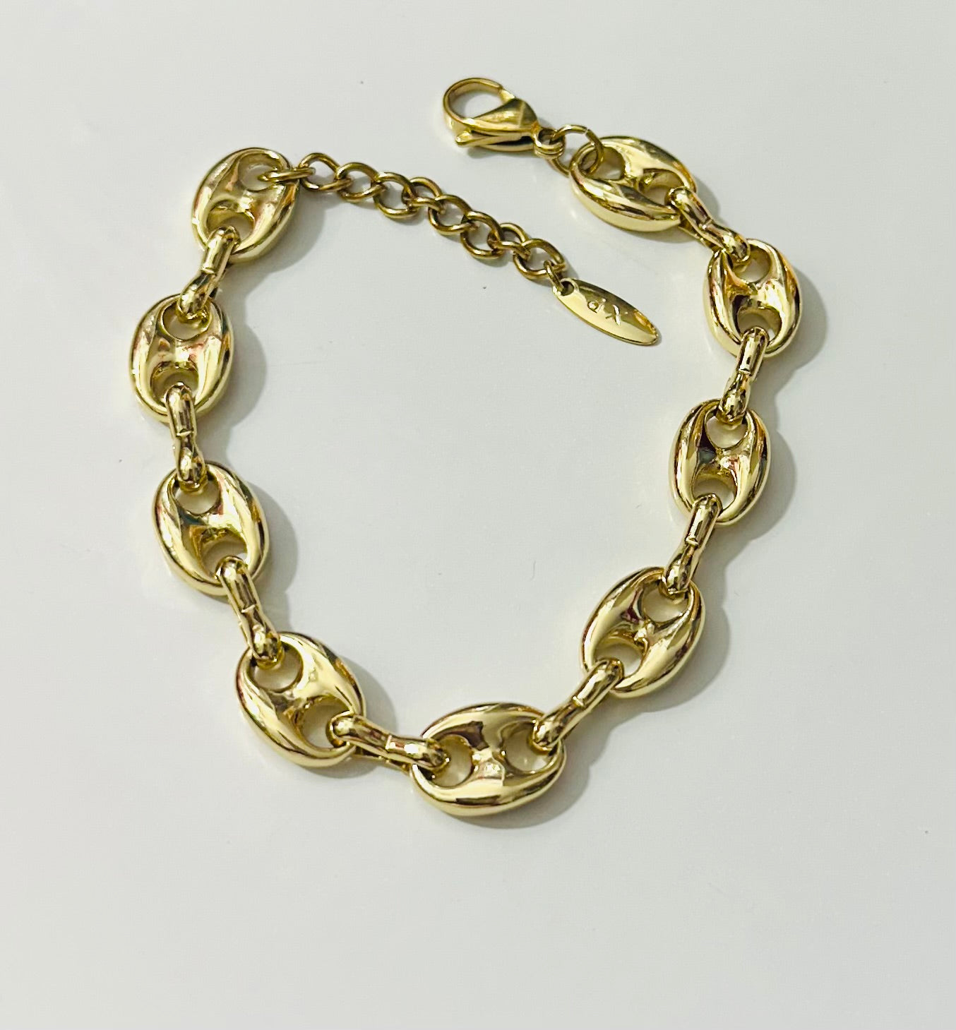 Pulsera granito ajustable en 7inch y 8 inch Laminado 14k capas en Oro real Uso Diario