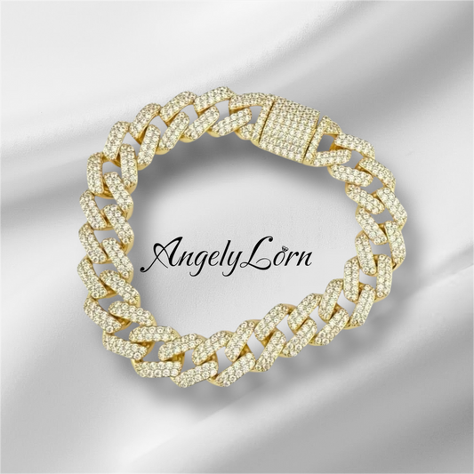 Bracelet Cuban Zircon For women Elegant