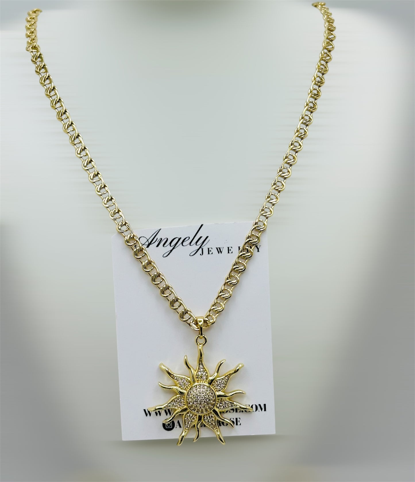 Sol con Cadena nudo 18inch