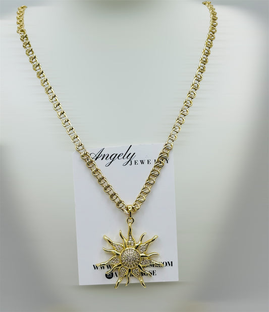 Sol con Cadena nudo 18inch