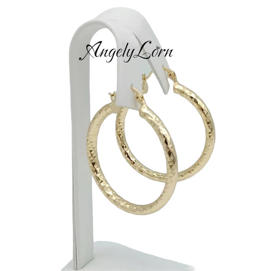 Earrings Hoop 50mm ,For women Elegant