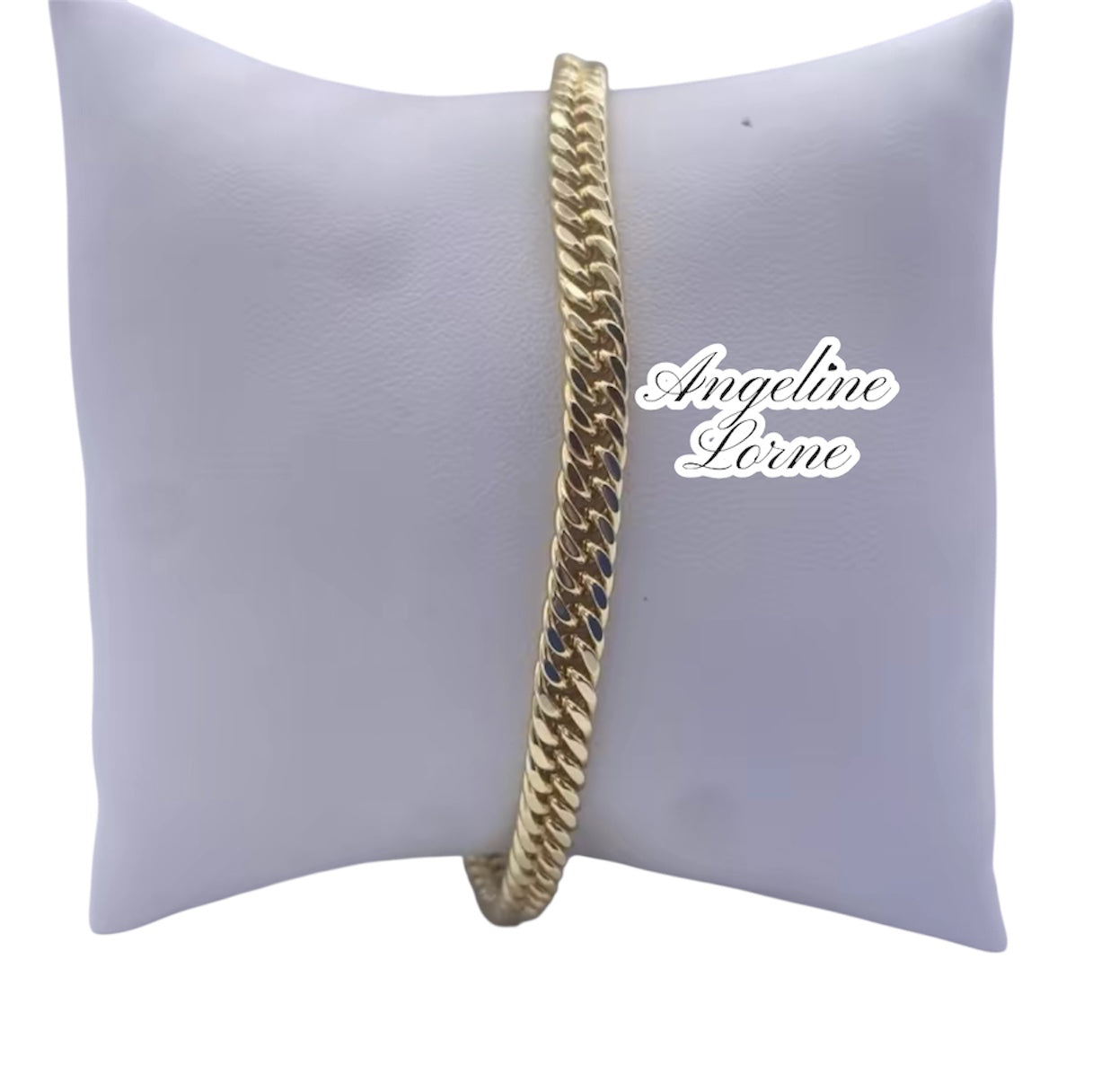 Pulsera cubana 5mm size 8 inch