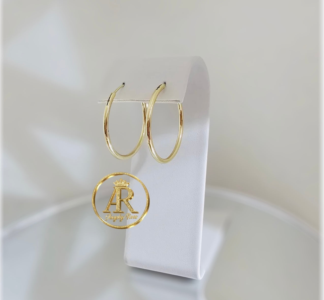 Earrings Hoops For Women Elegant Design Laminado 14k bañado Oro real Uso Diario