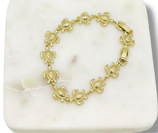 Pulsera turtle adjustable 7inch and 8 inch