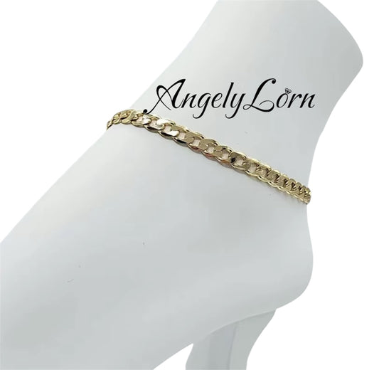 Tobillera Cubano 5mm For Women Elegant Design