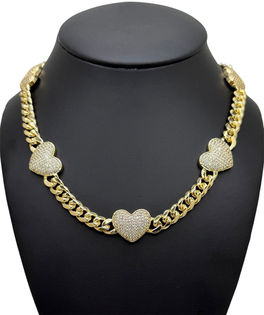 Necklace Hearts for Women